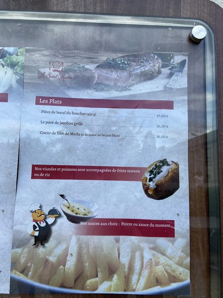 Le Saint-Martin - Menu Image 1